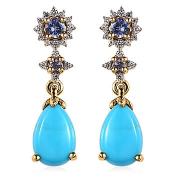 Sleeping Beauty Turquoise / 925 Silver / Vermeil YG - Product card gallery slide 1 (10177193345337)