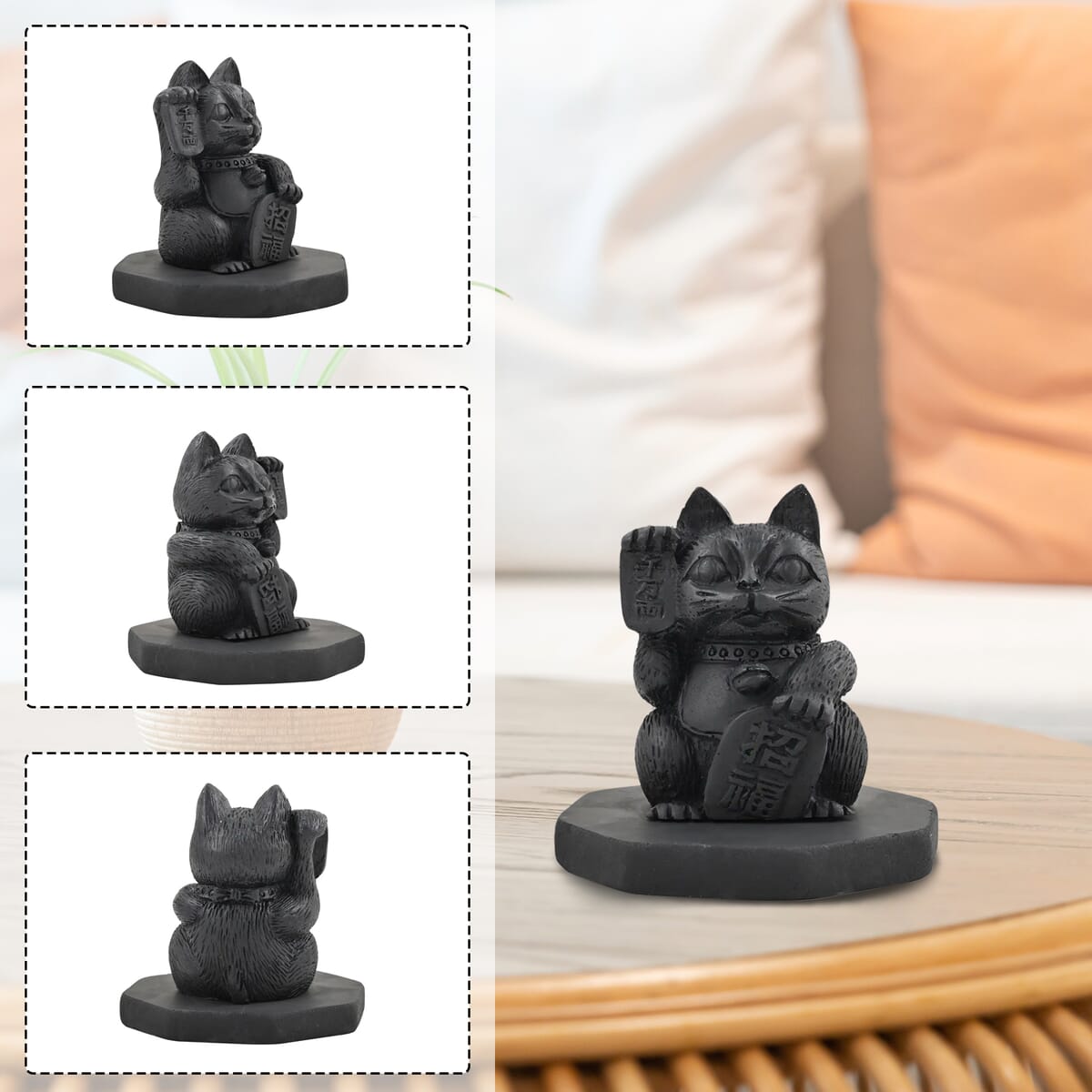 Shungite Maneki Neko Shungite Maneki Neko
