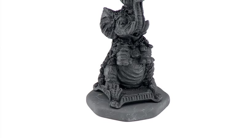 Shungite Elephant Candle Holder