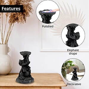 Shungite Elephant Candle Holder