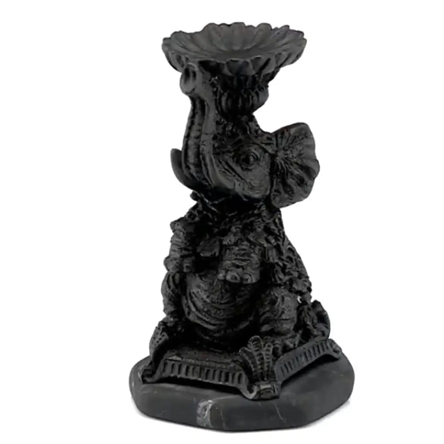 Shungite Elephant Candle Holder
