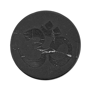Shungite OM Cellphone Tile 1.25 Approx. 35ctw