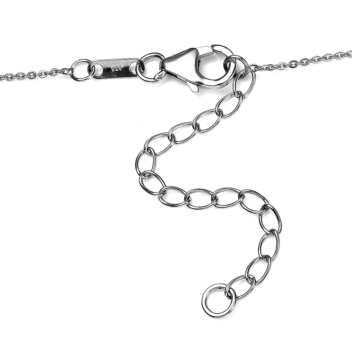 Fissure Filled Ruby (FF) Necklace 18 Inches in Platinum Over Sterling Silver 2.50 ctw image number 4