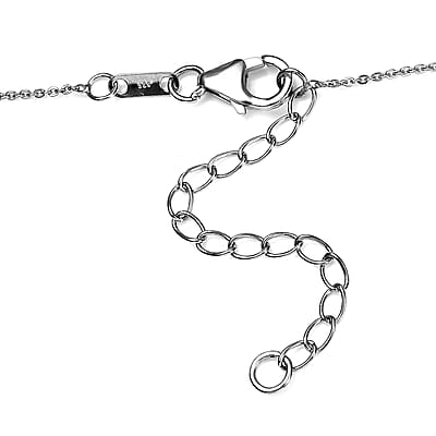 Fissure Filled Ruby (FF) Necklace 18 Inches in Platinum Over Sterling Silver 2.50 ctw