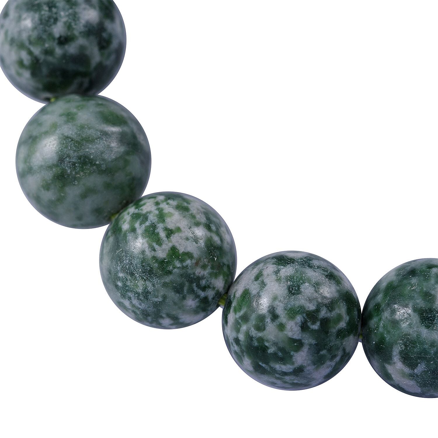 Spot Jasper Beaded Stretch Bracelet  200.00 ctw