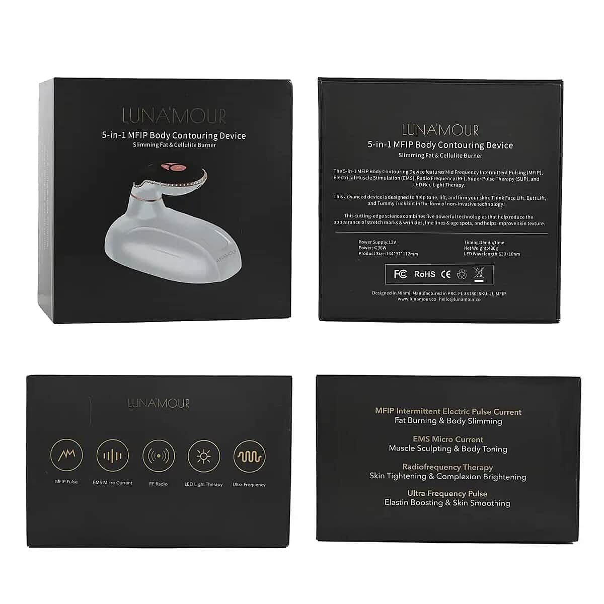 Luna'mour Body Contouring & Slimming Device Refurbished