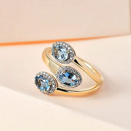 5 / Santamaria Aquamarine / 10K Gold - Product card gallery slide 2 (10177195934009)
