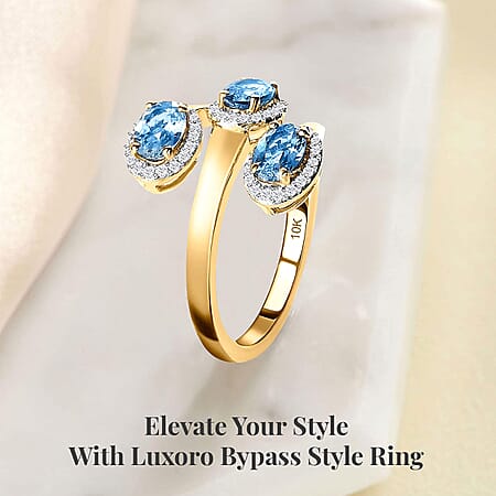 5 / Santamaria Aquamarine / 10K Gold - Product card gallery slide 3 (10177195934009)