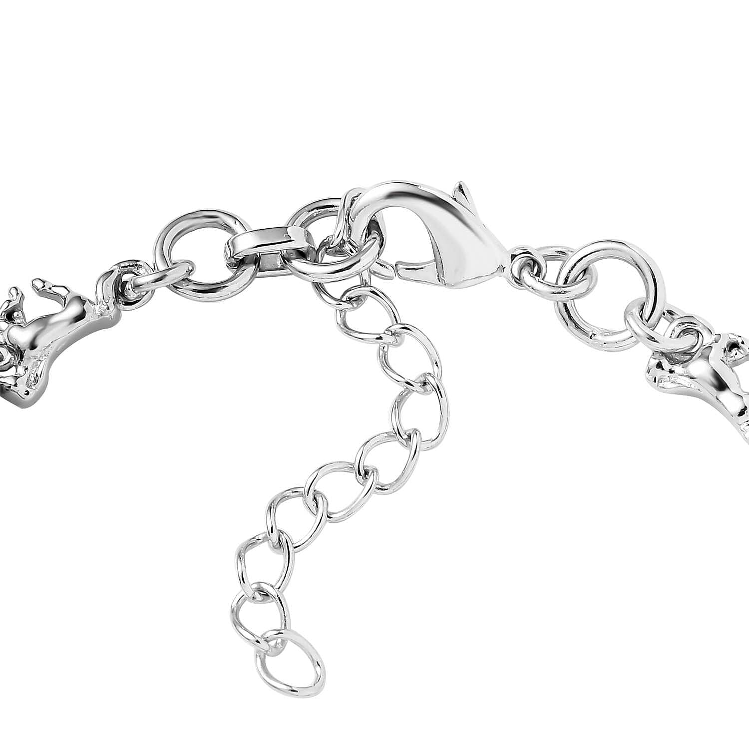 Karis African Amethyst Bracelet in Platinum Bond (6.50-8.0In) 3.00 ctw