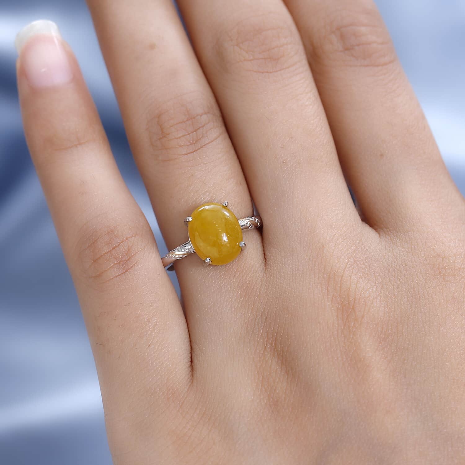 Yellow 2025 jade ring