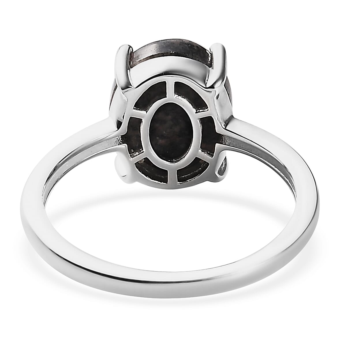 Natural Yooperlite Solitaire Ring in Sterling Silver 2.65 ctw, Yooperlite Jewelry, Birthday Gifts For Her image number 4