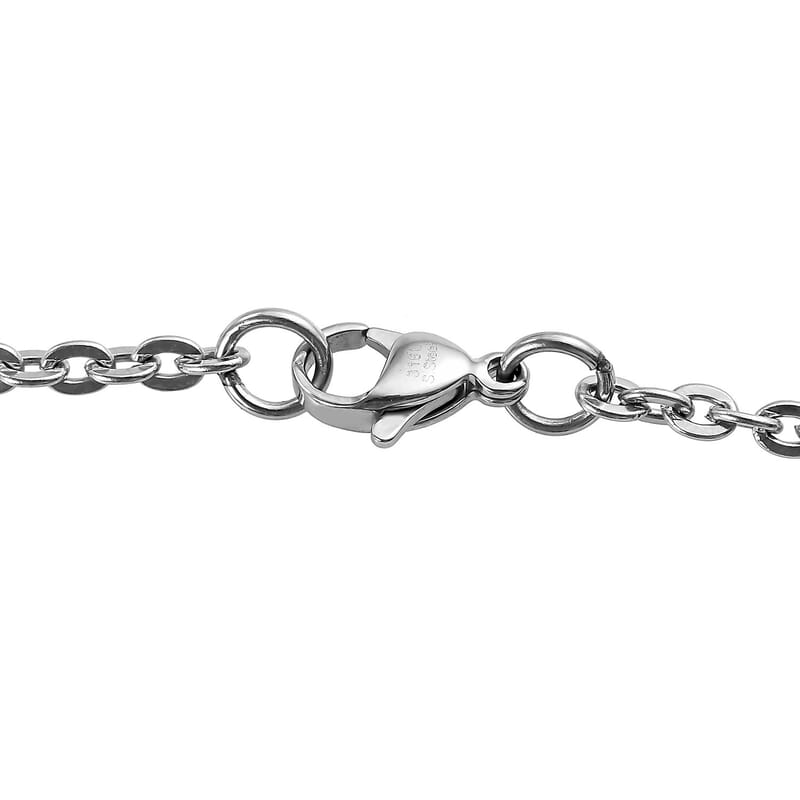 Coffee Obsidian Bracelet in Stainless Steel (7.25 In) 14.90 ctw