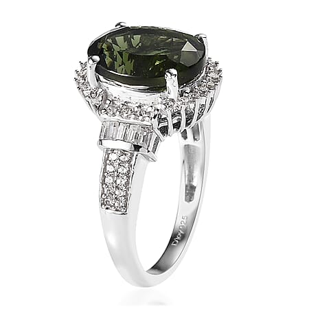 6 / Moldavite / 925 Silver - Product card gallery slide 4 (10177198391609)
