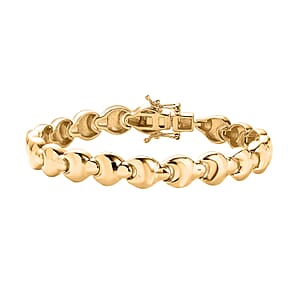 Karis Link Bracelet in 18K YG Plated (7.25 In)