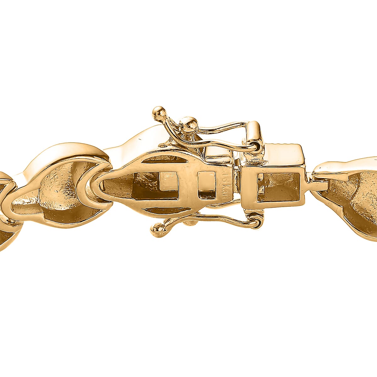 Karis Link Bracelet in 18K YG Plated (7.25 In) image number 3