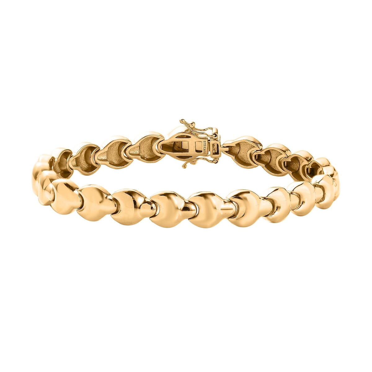 Karis Link Bracelet in 18K YG Plated (8.00 In) image number 0