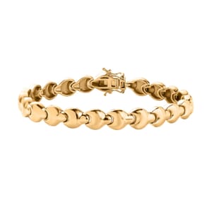 Karis Link Bracelet in 18K YG Plated (8.00 In)