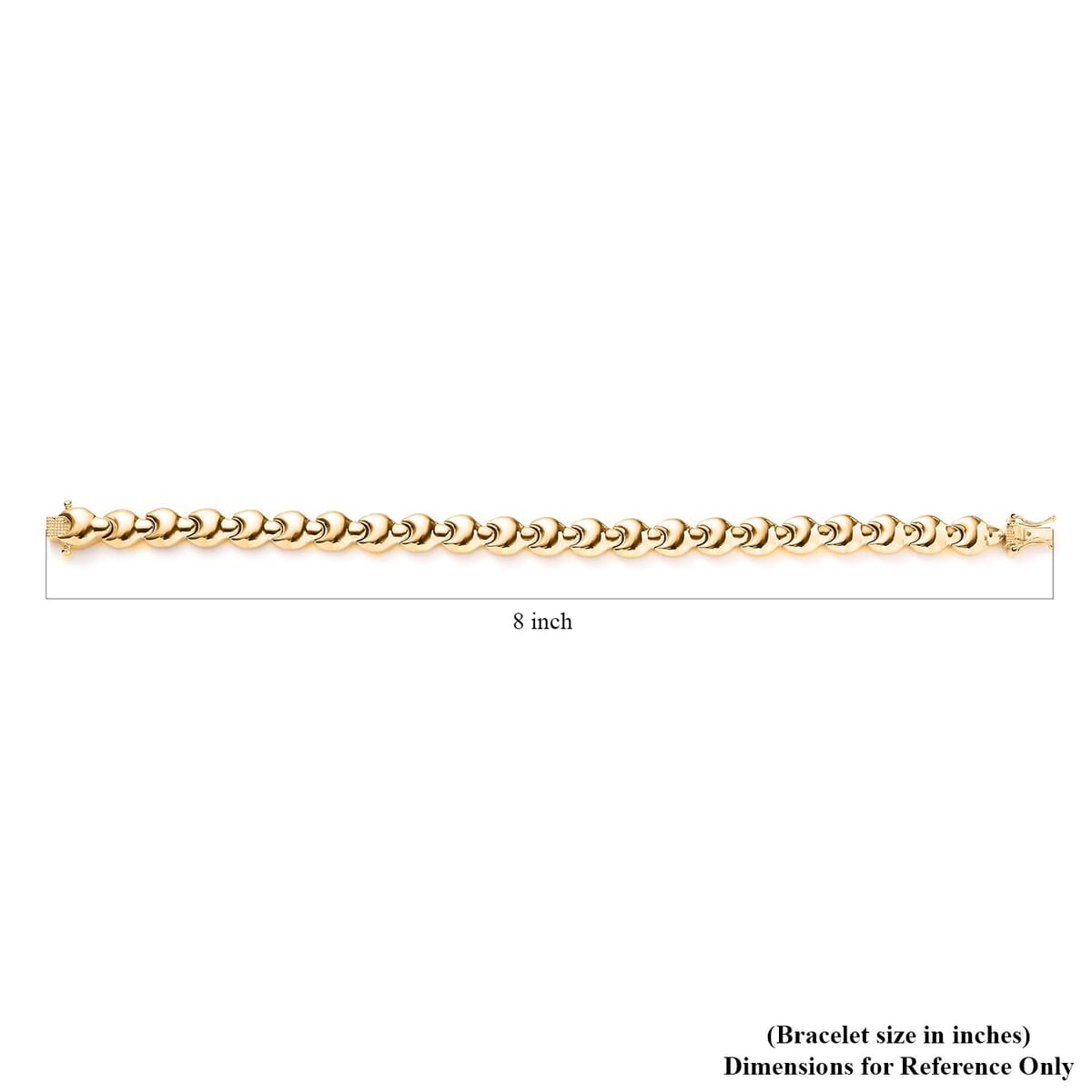 Karis Link Bracelet in 18K YG Plated (8.00 In) image number 4