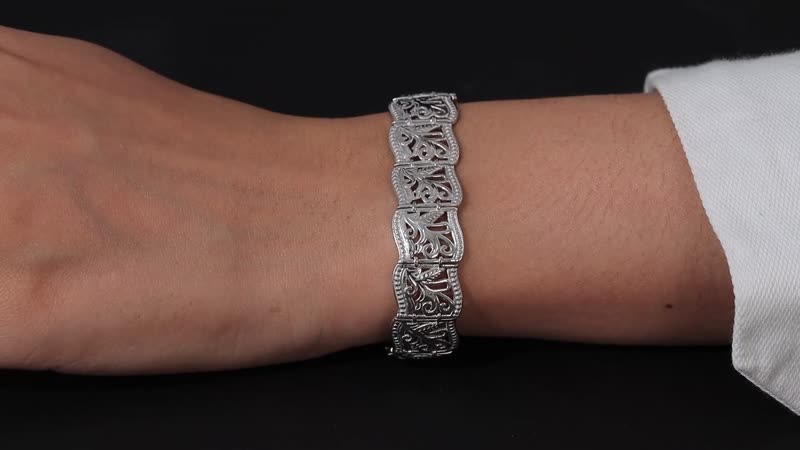 Karis Bracelet in Platinum Bond (6.50 In)
