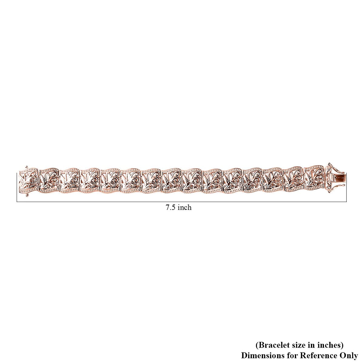 Karis Bracelet in 18K RG Plated (7.25 In) image number 4