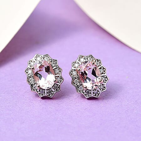 Pink Morganite / 925 Silver / Vermeil RG - Product card gallery slide 2 (10177200161081)