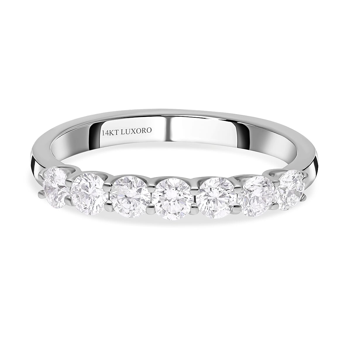 Luxoro 10K White Gold Luxuriant Lab Grown Diamond G-H SI Ring 1.00 ctw image number 0