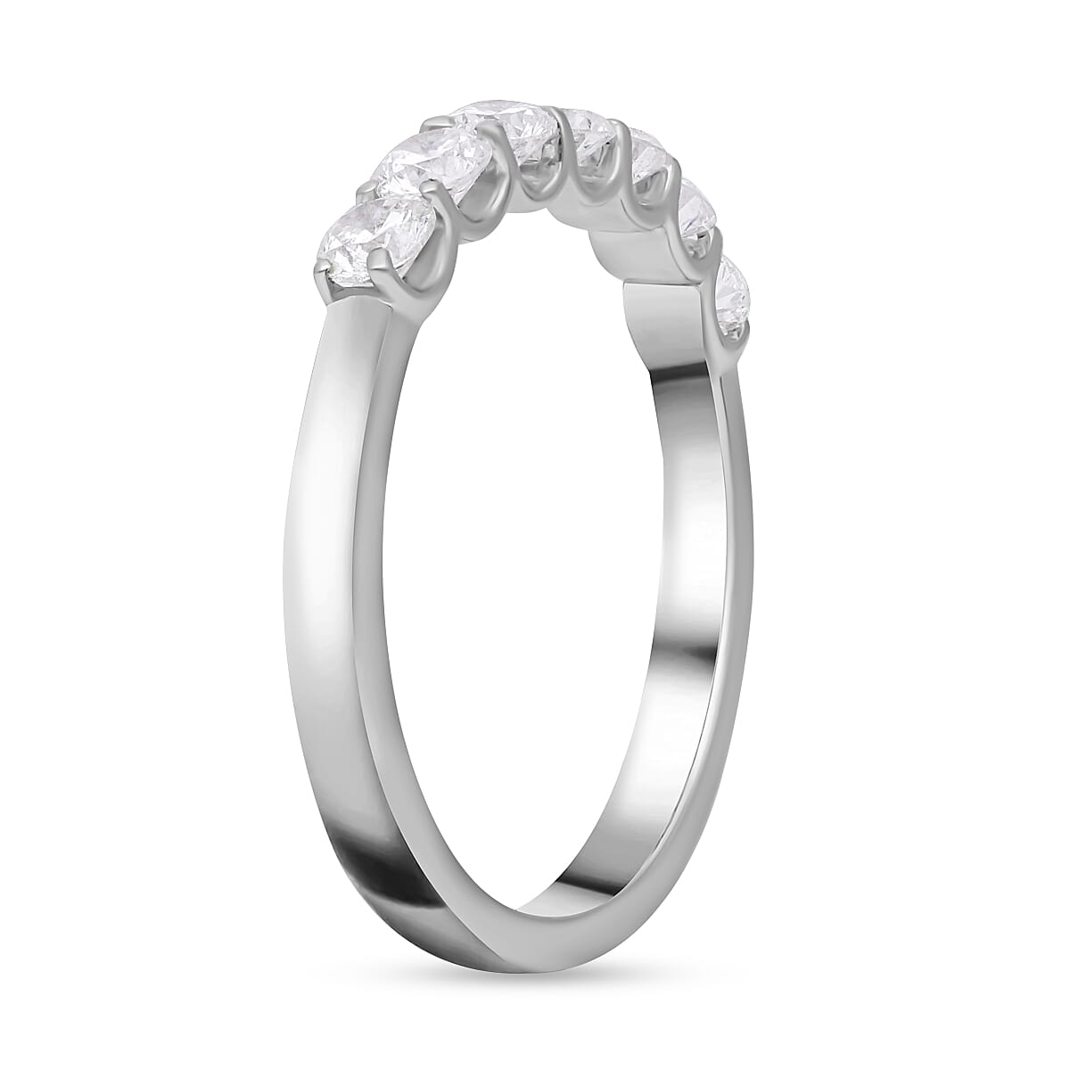 Luxoro 10K White Gold Luxuriant Lab Grown Diamond G-H SI Ring 1.00 ctw image number 3
