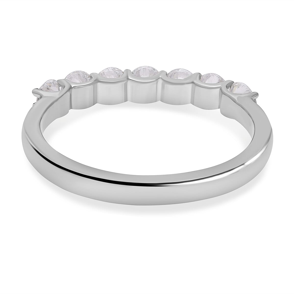 Luxoro 10K White Gold Luxuriant Lab Grown Diamond G-H SI Ring 1.00 ctw image number 4