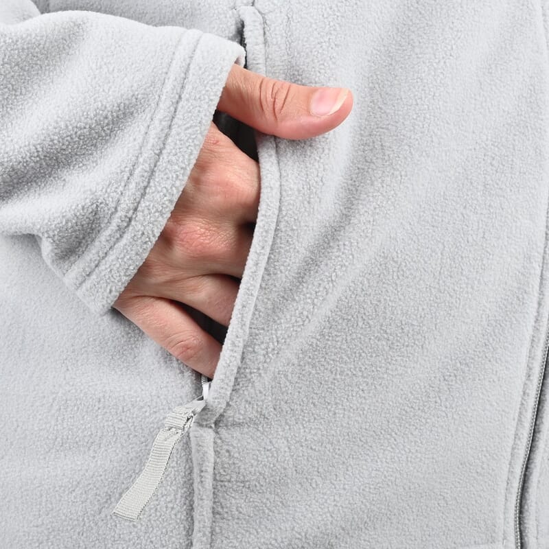 Victory Sportswear Gray Fleece Full Zip Jacket - M 