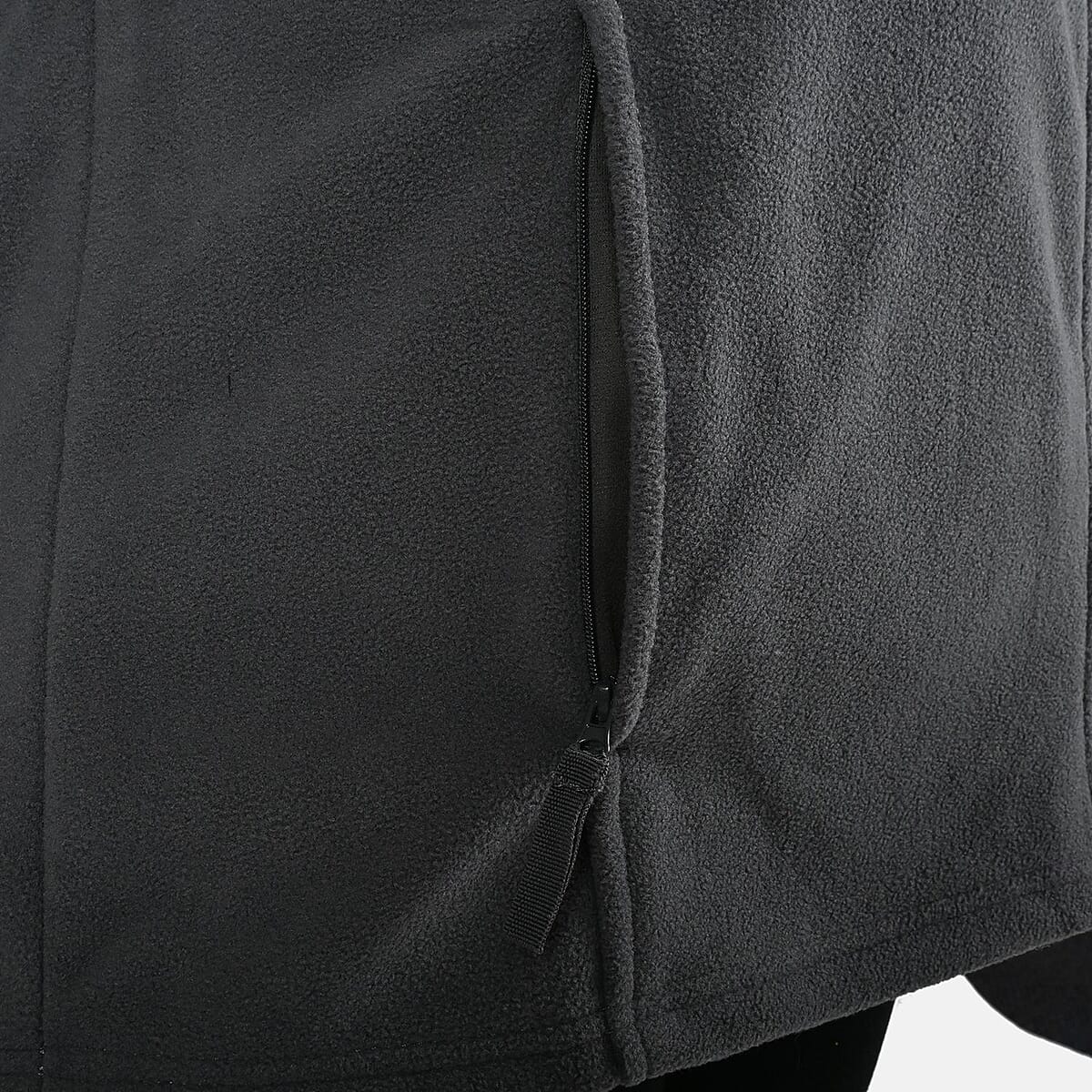 Victory Sportswear Charcoal Fleece Full Zip Jacket - 2X image number 5