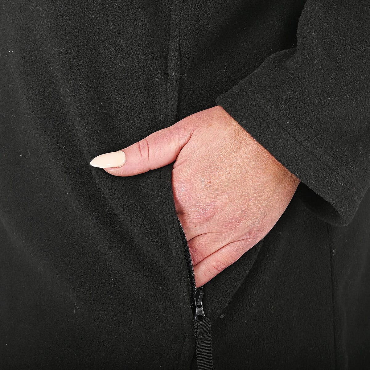 Victory Sportswear Black Fleece Full Zip Jacket - 2X image number 5