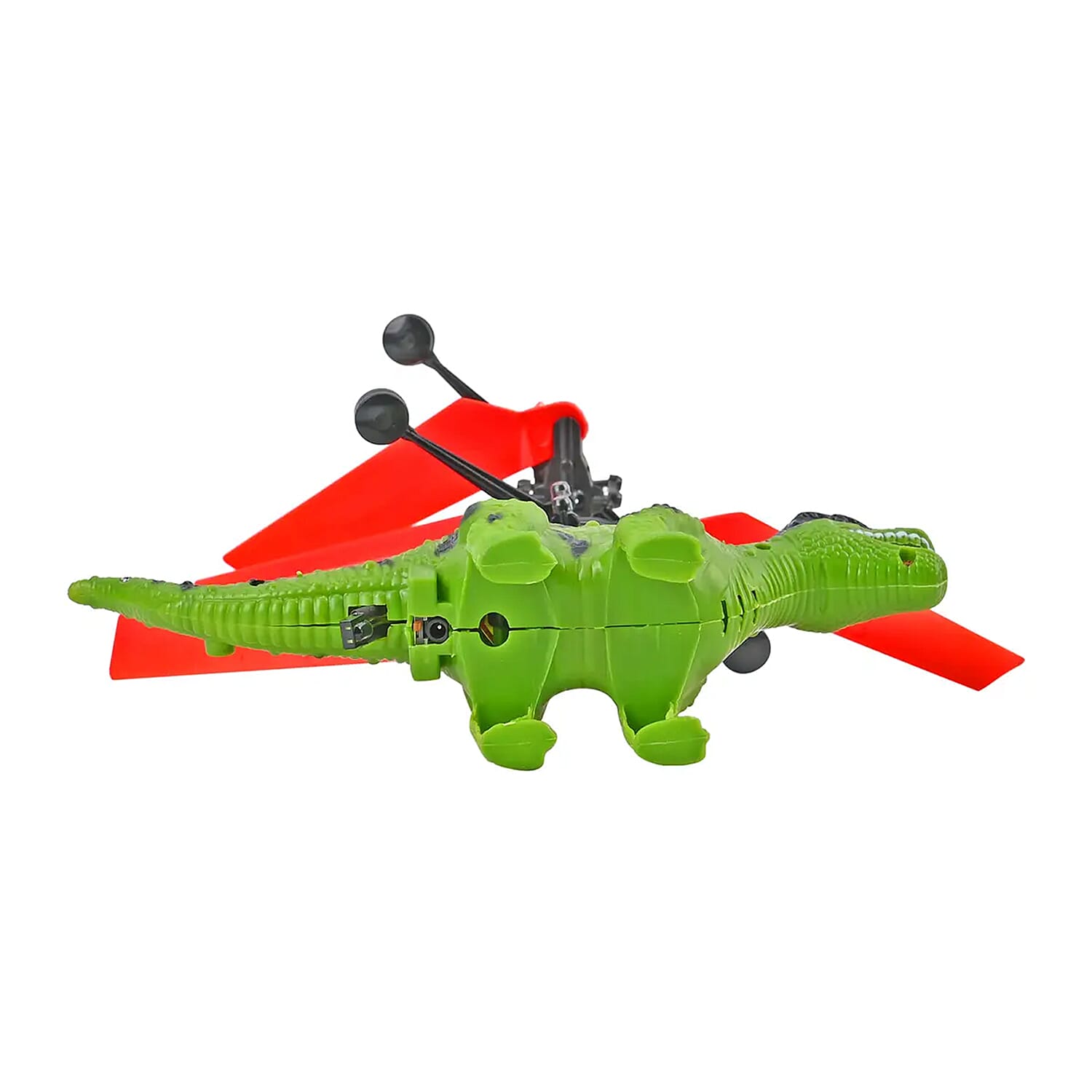 Green R/C Flying Dinosaur with Lights and Remote Control (3xAA Not Include)