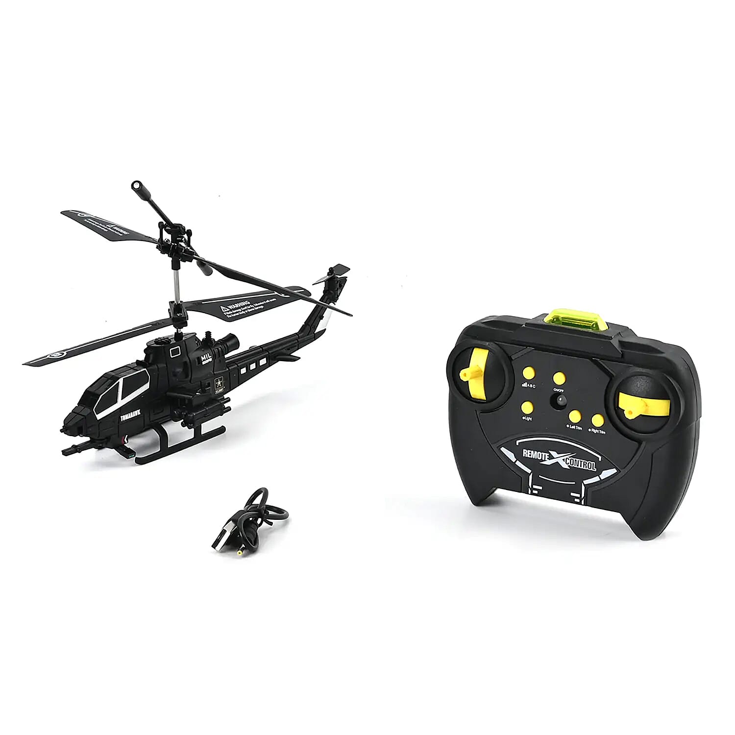 2.5 External Remote Control Aircraft with USB (fuselage package) - Black (3xAAA Battery Not Included)