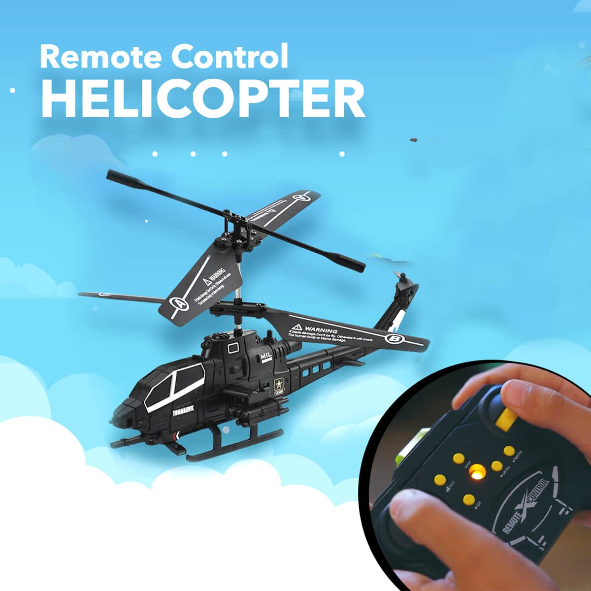 2.5 External Remote Control Aircraft with USB (fuselage package) - Black (3xAAA Battery Not Included) image number 3