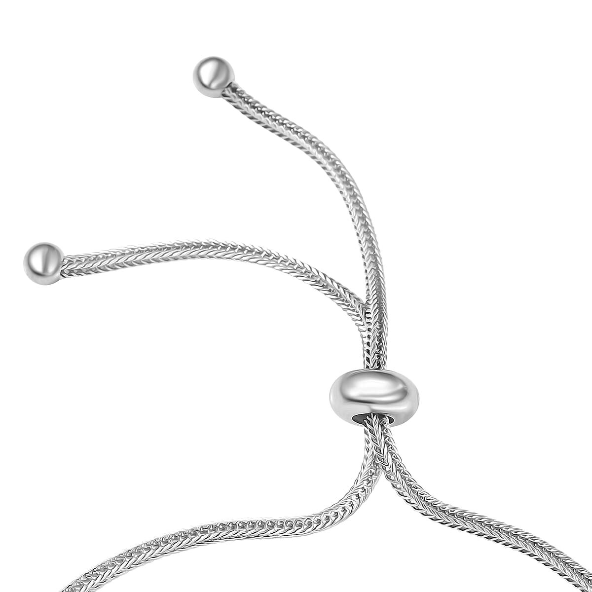 EverTrue Mozambique Garnet 2.85 ctw Bracelet in 18K YG Plated and Platinum Bond (10.50 In) image number 3