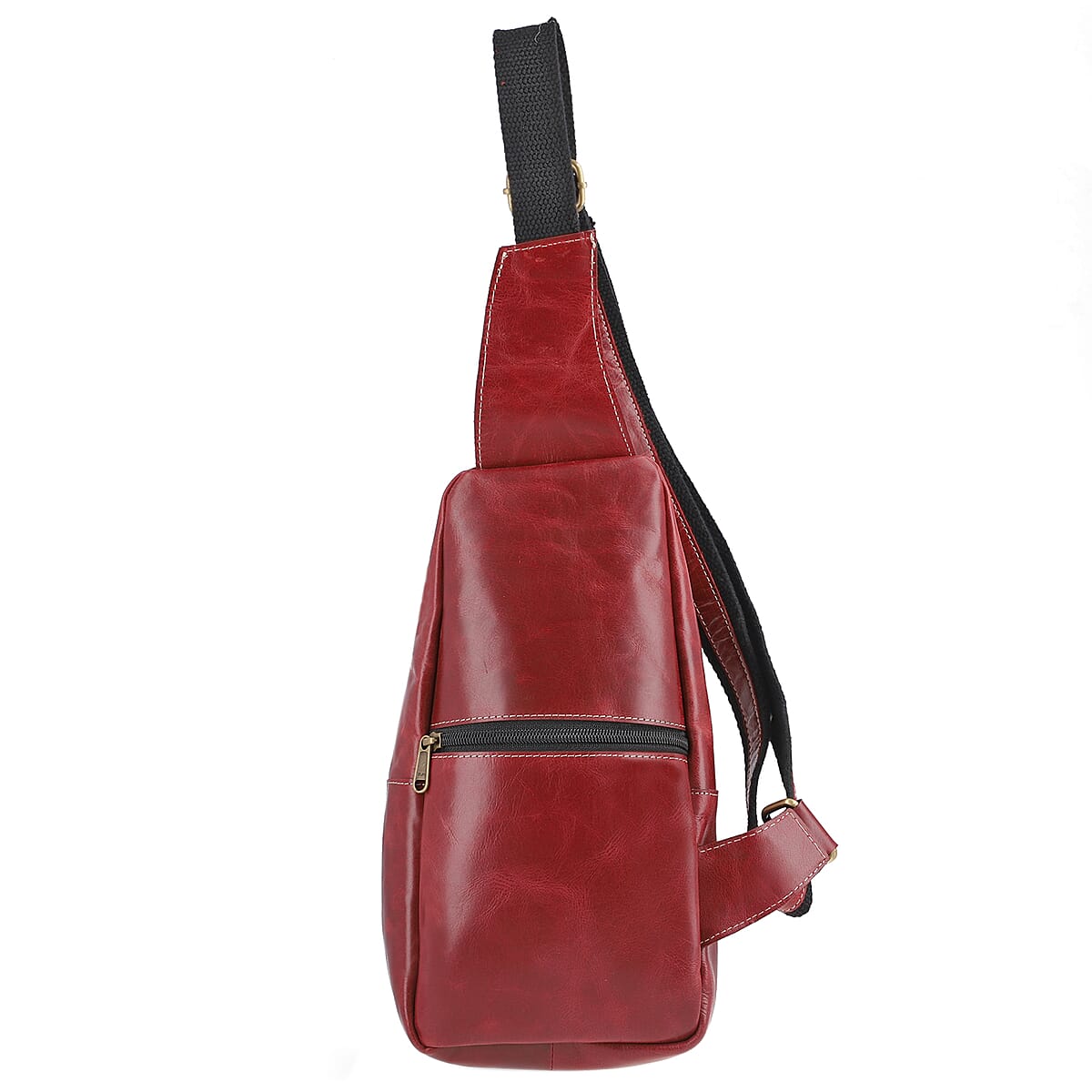 Cherry Genuine Leather Anti Theft Backpack Bag image number 3