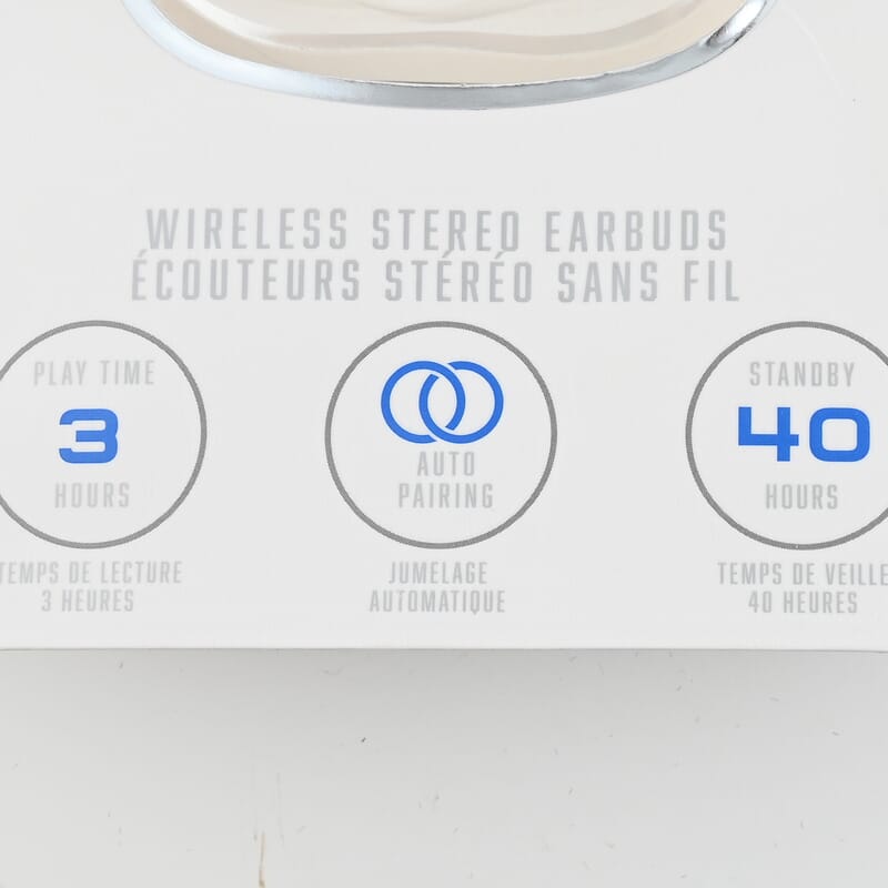 Sound Mates Wireless Bluetooth Earbuds - White