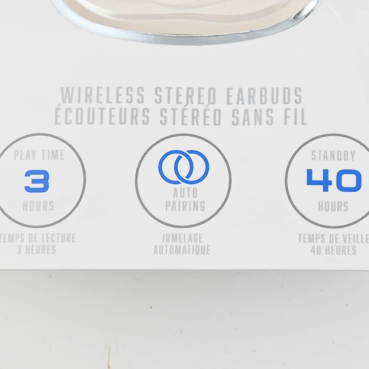 Sound Mates Wireless Bluetooth Earbuds - White image number 2