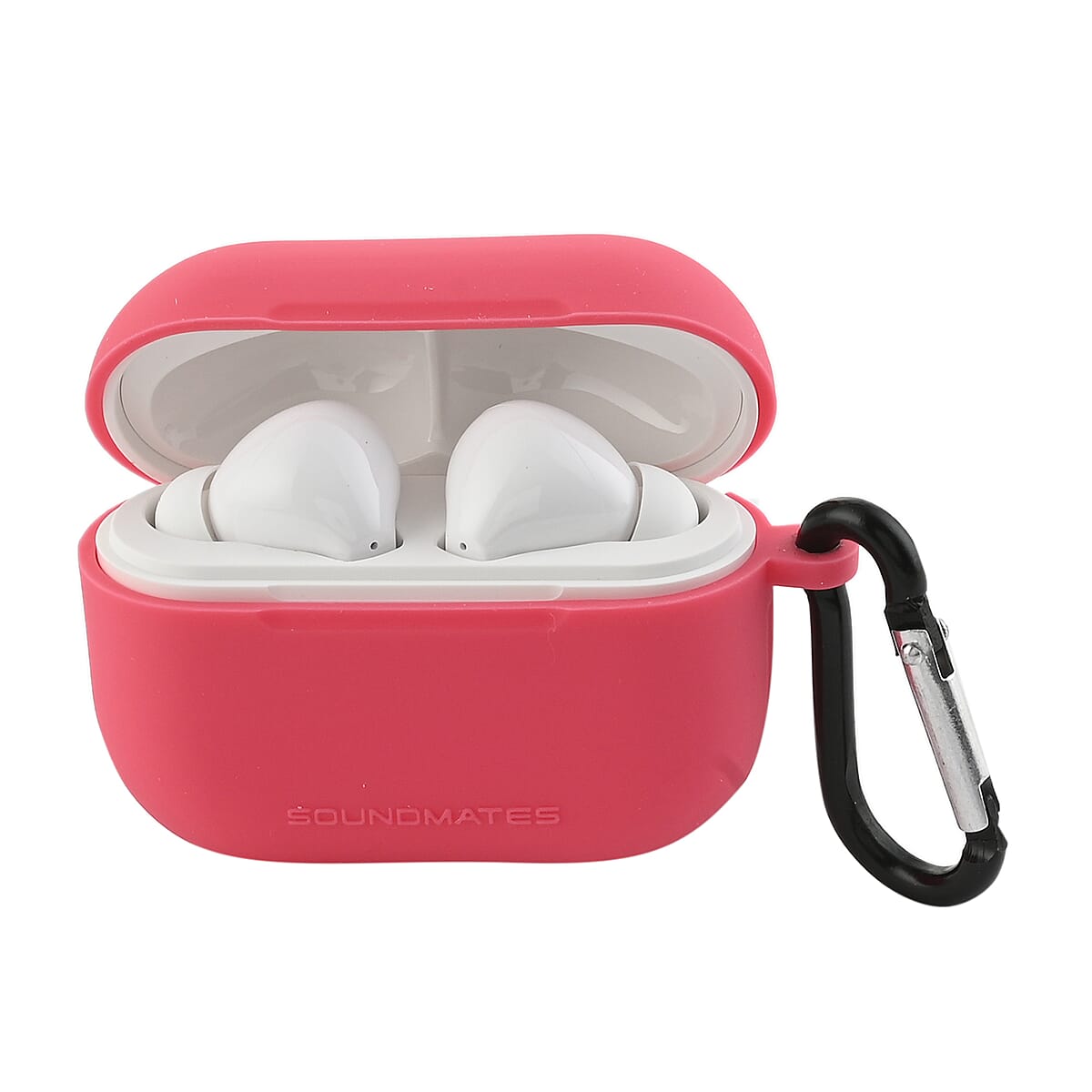 Tzumi SoundMates True Wireless Earbuds V2 Combo Pack - White and Pink image number 6
