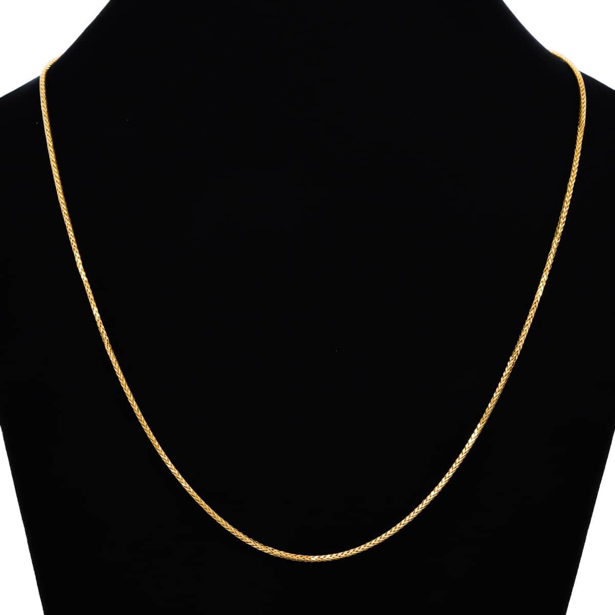 22K Yellow Gold Spiga Necklace 22 Inches 4.90 Grams image number 2