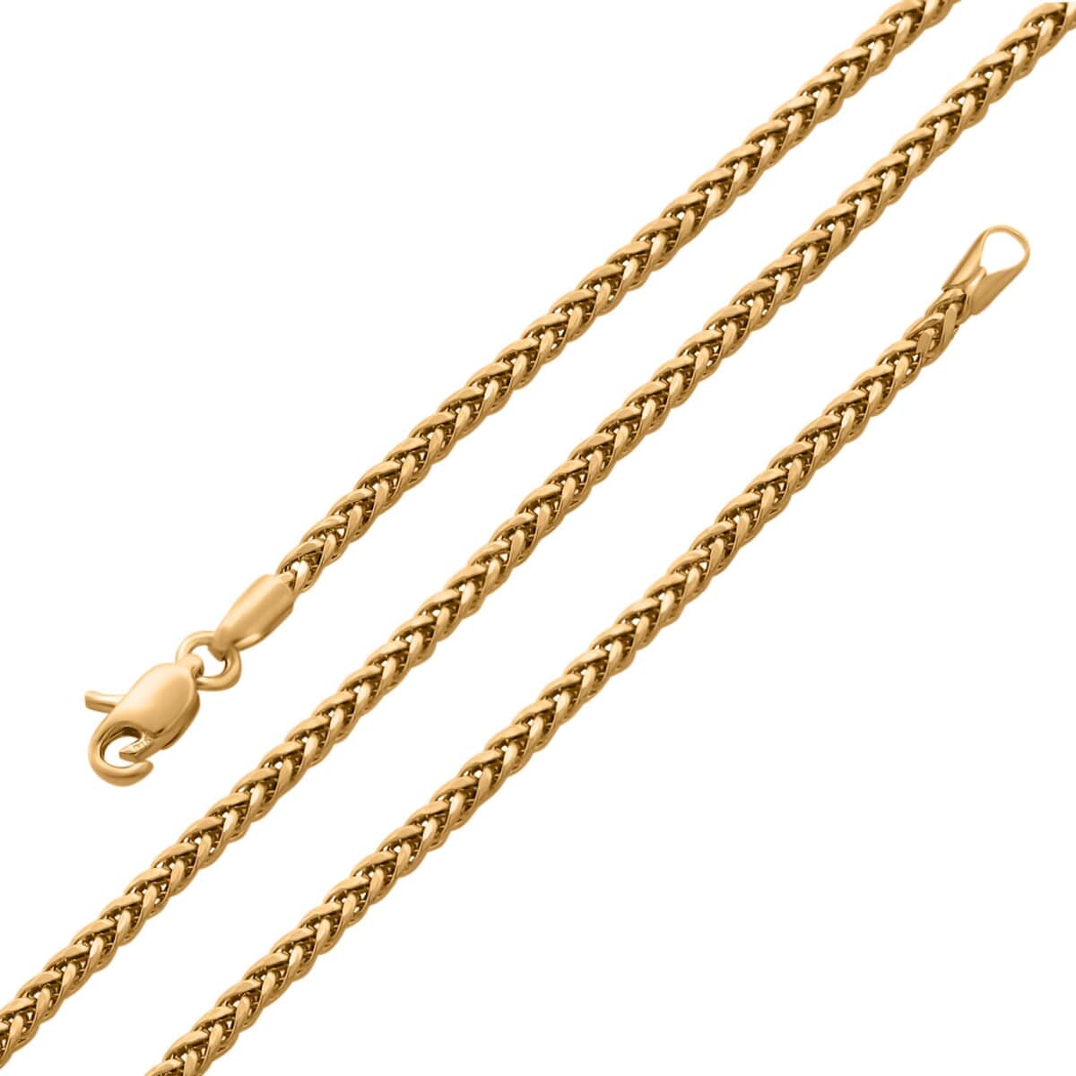 22K Yellow Gold Spiga Necklace 22 Inches 4.90 Grams image number 3