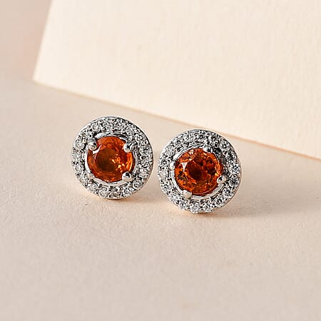 Spessartine Garnet / 925 Silver / Platinum Overlay - Product card gallery slide 2 (10177202356537)