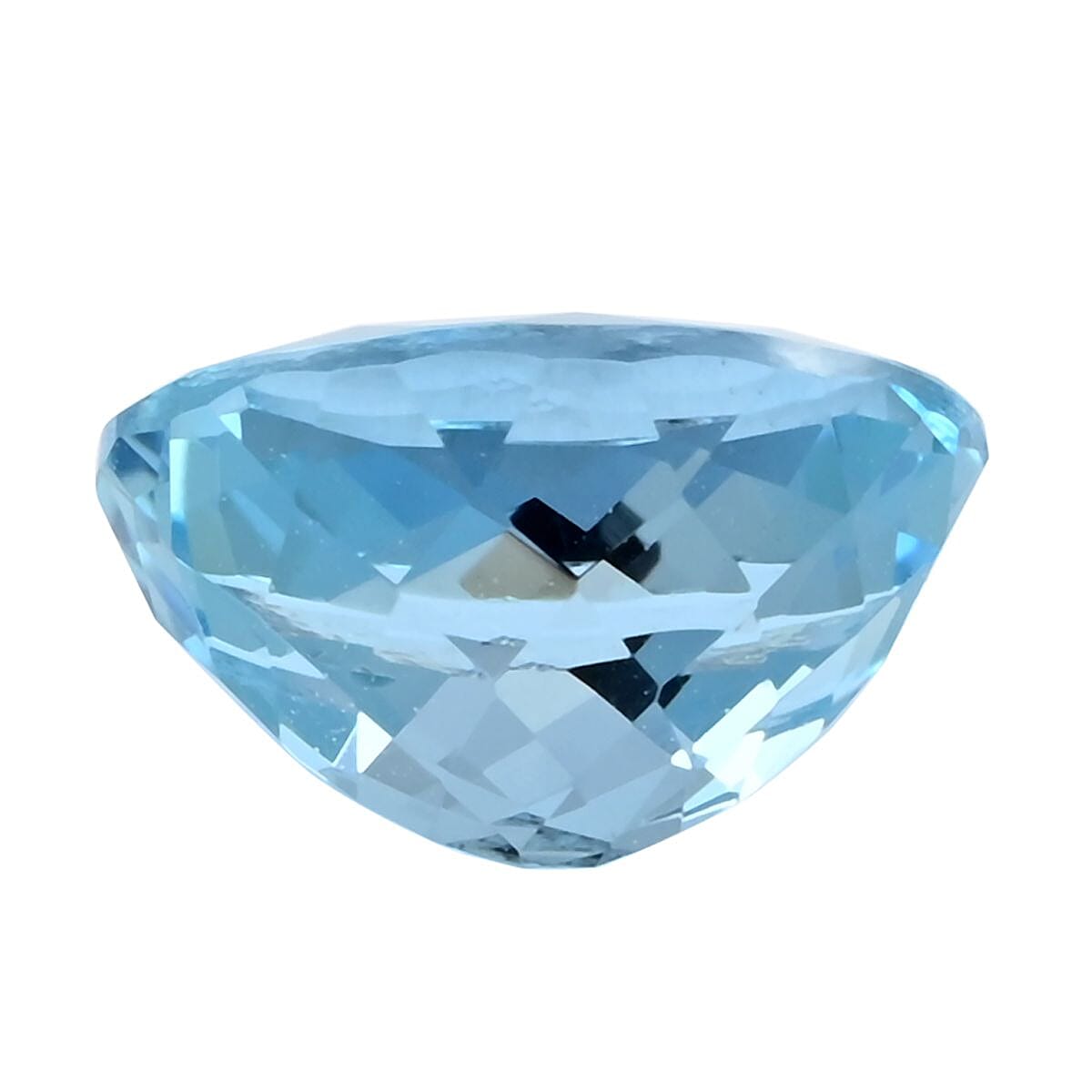 Certified & Appraised AAAA Santa Maria Aquamarine (Oval Free Size) 5.00 ctw image number 2