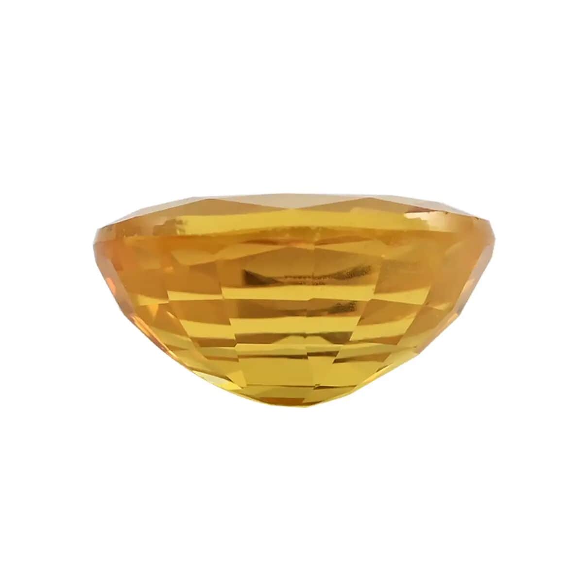 AAA Yellow Sapphire (Oval 7x5 mm) 0.90 ctw Loose gemstone image number 2