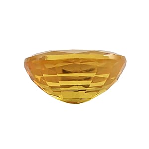 AAA Yellow Sapphire (Oval 7x5 mm) 0.90 ctw Loose gemstone