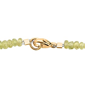 Certified & Appraised Iliana AAAA Sava Sphene 60.00 ctw Beaded Necklace in 18K Yellow Gold 18 Inches