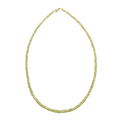 Certified & Appraised Iliana AAAA Sava Sphene 60.00 ctw Beaded Necklace in 18K Yellow Gold 18 Inches