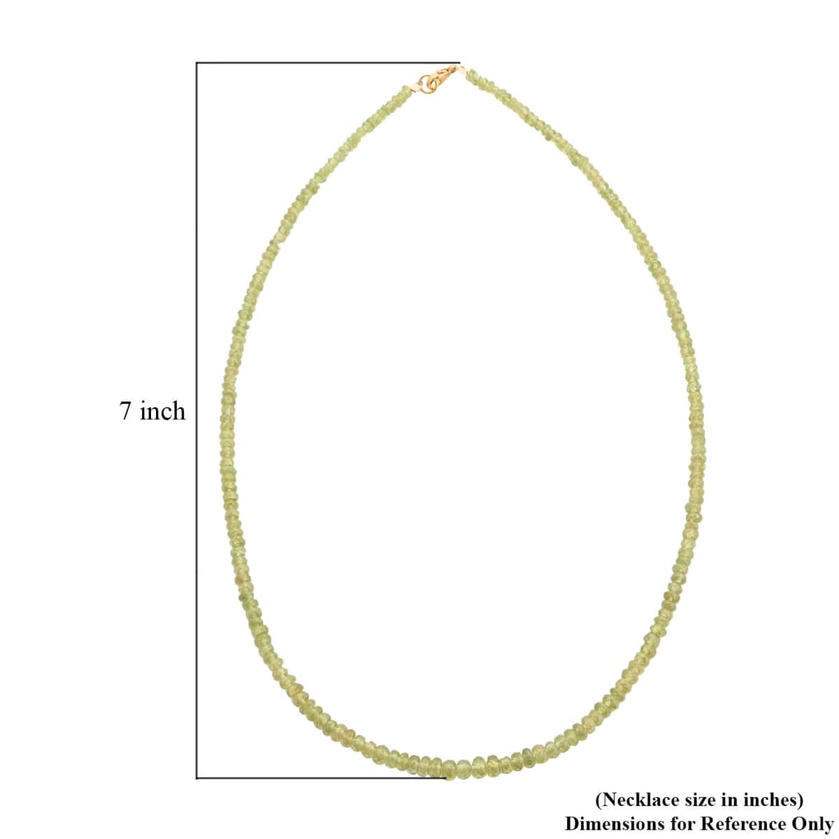 Certified & Appraised Iliana 18K Yellow Gold AAAA Sava Sphene Beaded Necklace 18 Inches 60.00 ctw image number 4
