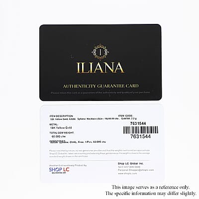 Certified & Appraised Iliana AAAA Sava Sphene 60.00 ctw Beaded Necklace in 18K Yellow Gold 18 Inches