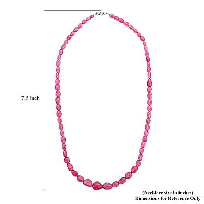 Certified & Appraised Rhapsody 950 Platinum AAAA Mahenge Spinel Beaded Necklace 18 Inches 90.00 ctw